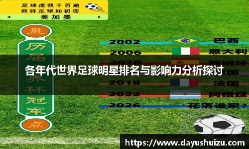 各年代世界足球明星排名与影响力分析探讨